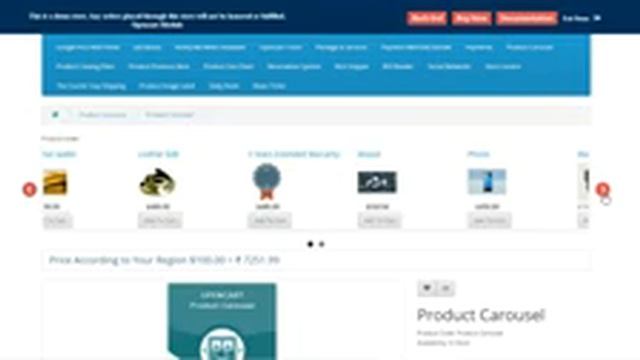 OpenCart Product Carousel Slider Plugin - Overview смотреть онлайн