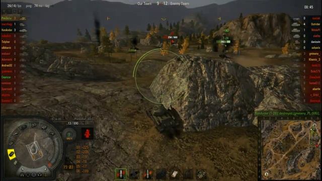 T-34/85 lucky final/8 kills смотреть онлайн