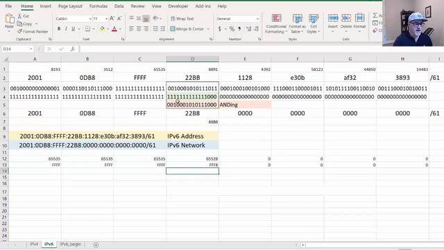 23. CCNA Ch12 - Create an IPv6 Subnet Calculator in Excel -Part1 смотреть онлайн