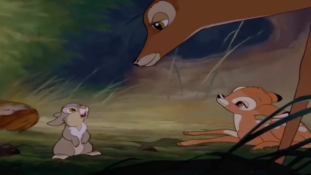 Bambi Thumper Teaches Bambi To Walk And Speak HD