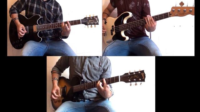 Green Day - Bouncing Off The Wall cover (Rhythm+Lead+Bass w/ Billie Joe Gibson & Mike Dirnt Squier) смотреть онлайн