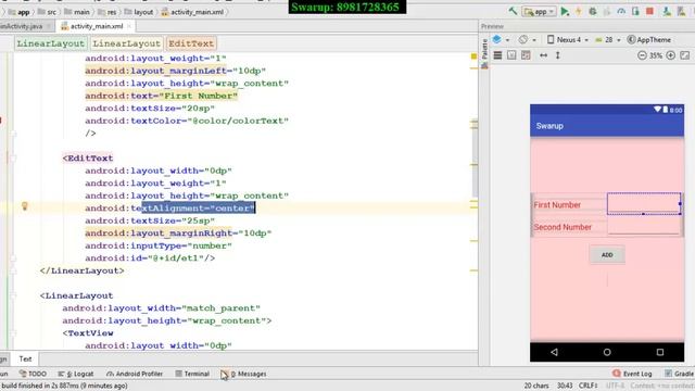 Android User Interface and XML смотреть онлайн