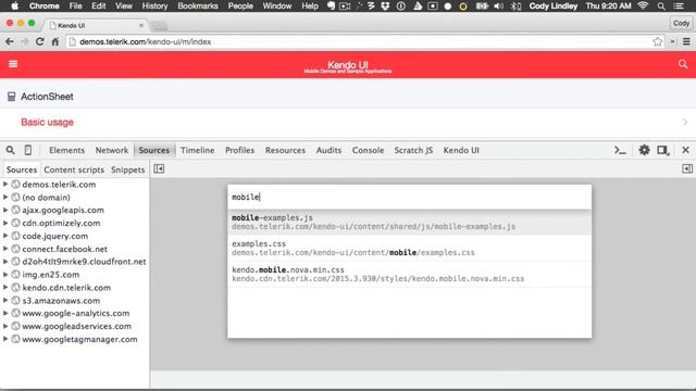 Searching source file names and paths using Chrome DevTools смотреть онлайн