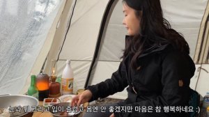 Кемпинг в сильный дождь, еда и согревающий алкоголь Joa