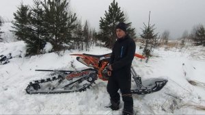 Сноубайк своими руками