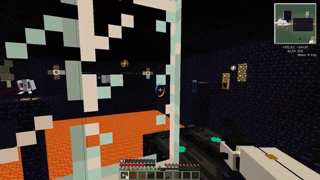 Прохождение карты Portal 2 в minecraft!(1часть) смотреть онлайн