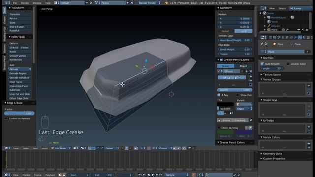 Мини-сценка в Blender. Часть 5. смотреть онлайн