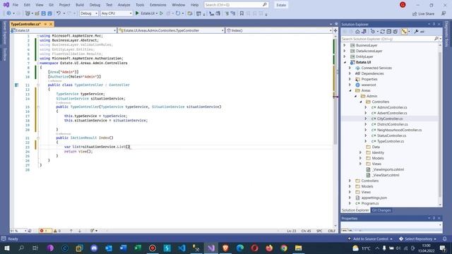 .Net Core 5.0 ile Emlak Sitesi - Tiplerin Listelenmesi смотреть онлайн