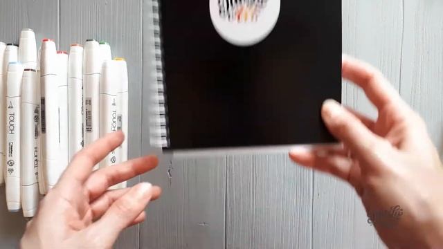 Обзор маркеров и скетчбука для онлайн курса "Скетч. Основы" смотреть онлайн