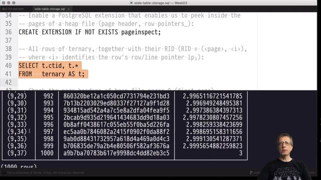 DB2 — Chapter 03 — Video #09 — Row storage in PostgreSQL, heap file page layout смотреть онлайн