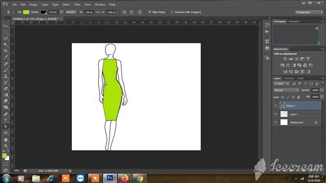 HOW TO DESIGN A DRESS IN PHOTOSHOP смотреть онлайн