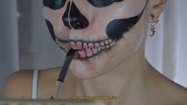 HALLOWEEN TUTORIAL ? Skull Makeup ? смотреть онлайн