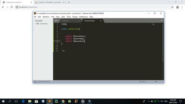 How to connect database using OOP in php and mysql смотреть онлайн