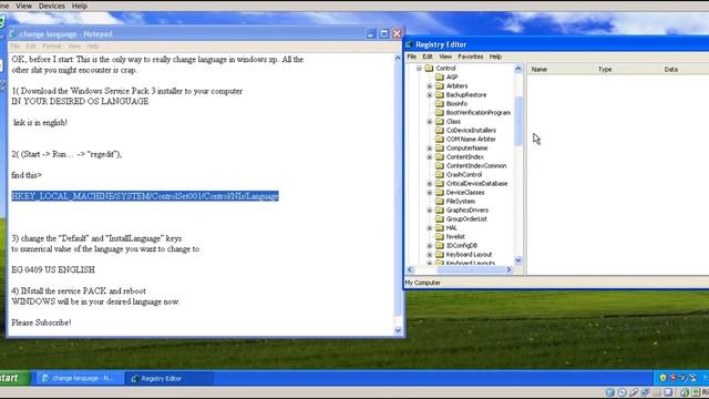 How To Change Windows XP To Any Language смотреть онлайн