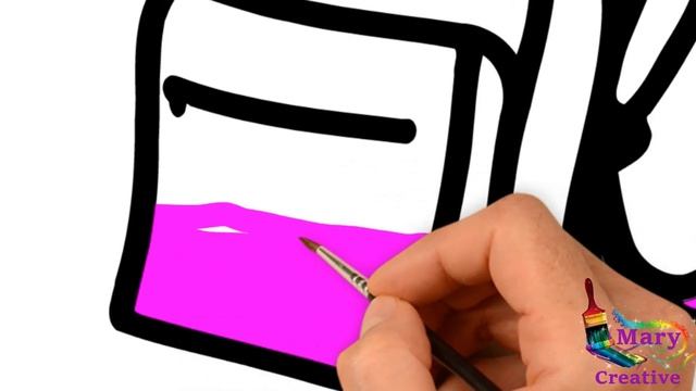 How to Draw School Bag for Boys and Girls - School Bag Coloring смотреть онлайн