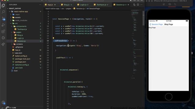 React Native: Creation d'une nouvelle route et navigation.navigate() смотреть онлайн