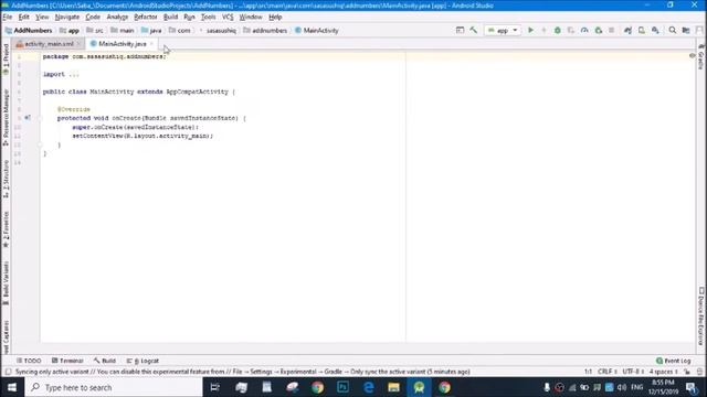 How to Add two numbers using Android Studio 3.5.3 | Android App Development 2020 video#06 смотреть онлайн