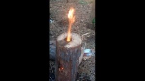 Походное сверло. Финская свеча. Bushcraft