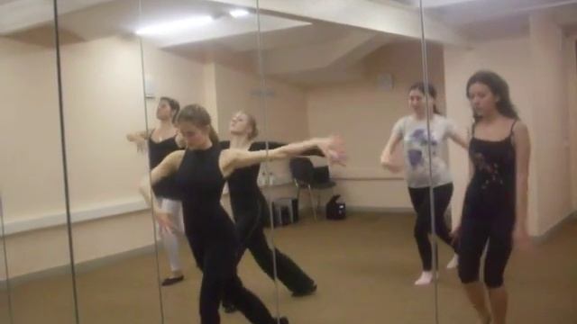 Джаз - модерн в студии Fire ballet смотреть онлайн
