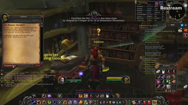 WoW Classic Hardcore - Troll Shaman Leveling - Day 14 - The Barrens #Fishing Live смотреть онлайн