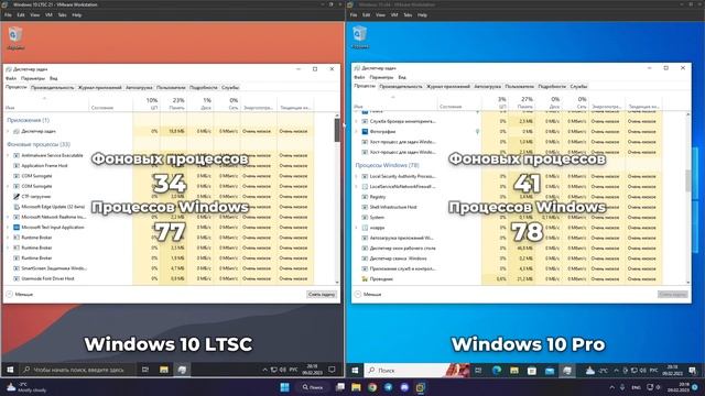 Windows 10 LTSC - есть ли смысл? | Обзор, сравнение с Windows 10 Pro и тест на древнем ноутбуке! смотреть онлайн