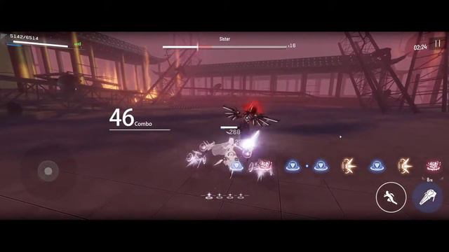 Punishing Gray Raven: Lvl 55 Coop Boss Haywire Sister Nightmare Solo смотреть онлайн