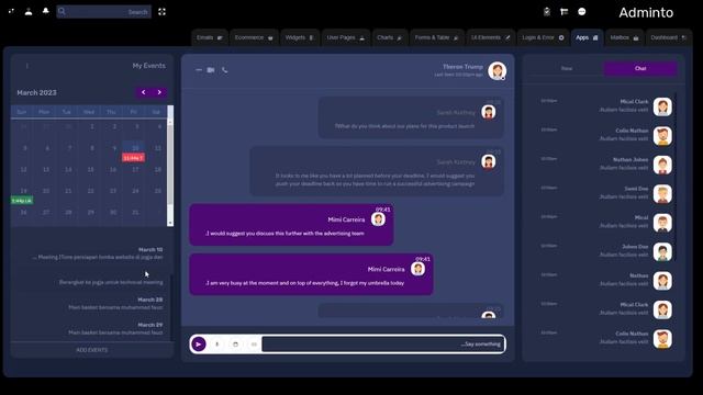 Premium Admin Template – Adminto with Bootstrap UI Kit смотреть онлайн
