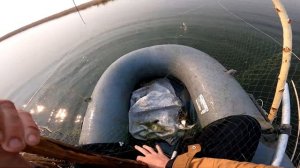 рыбалка на паук подъёмник рыба пошла