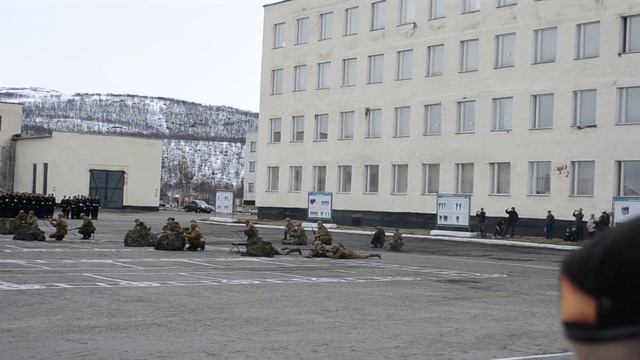 СПУТНИК 70-ти летие 61 ОБрМП смотреть онлайн