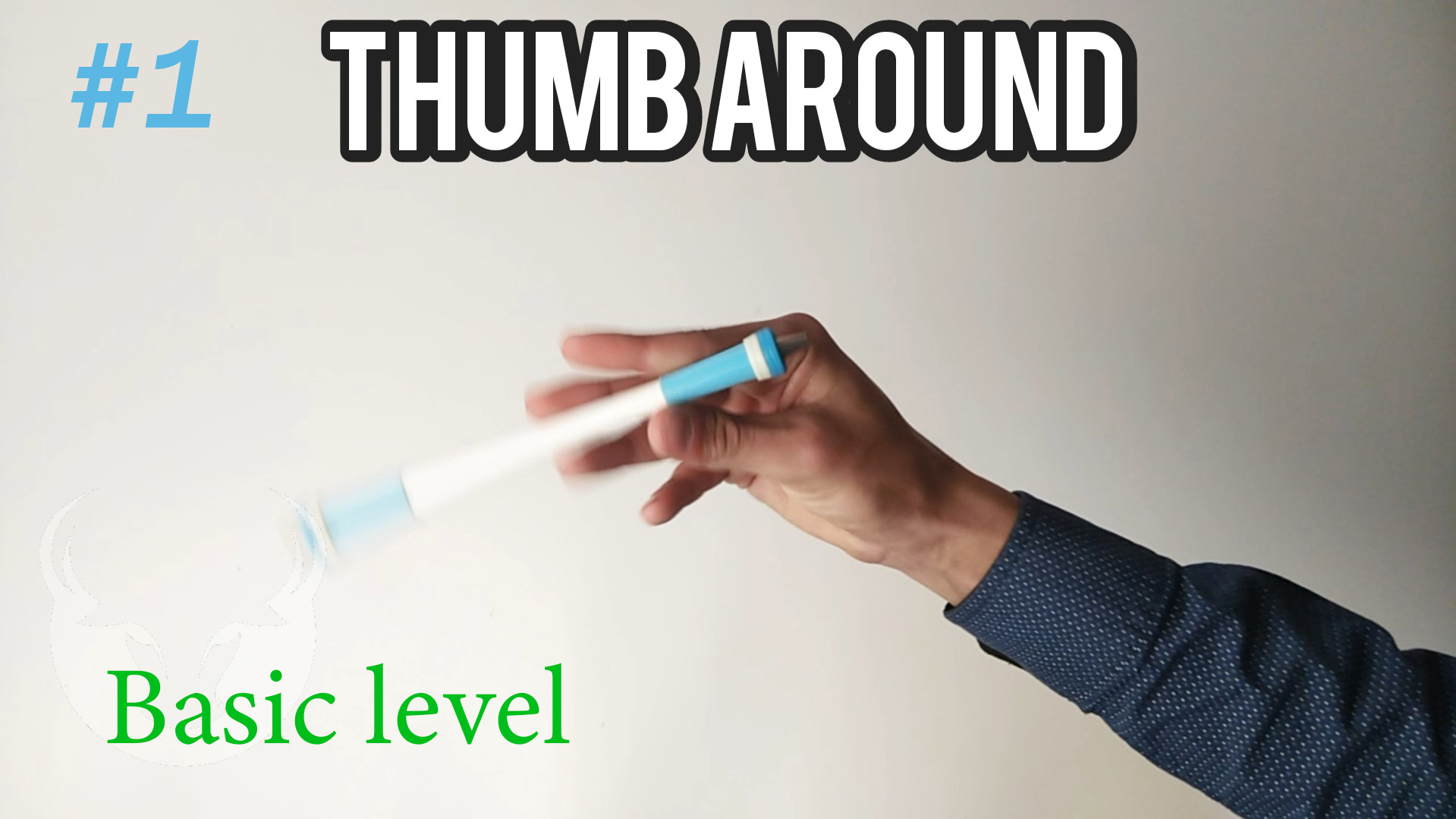 Penspinning easy tutorial. Thumb around tutorial. Легкий трюк с ручкой. Обучение крутить ручку смотреть онлайн