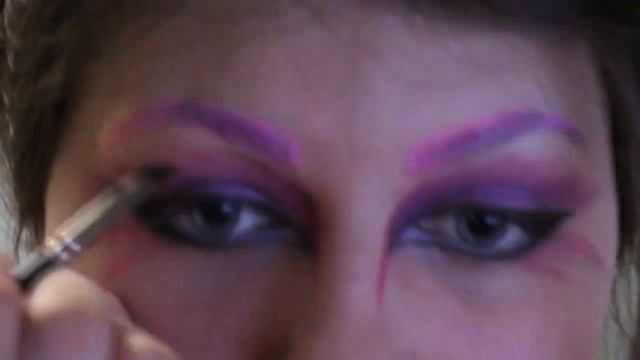 Cheshire cat. Makeup tutorial.Чеширский кот. Макияж. смотреть онлайн