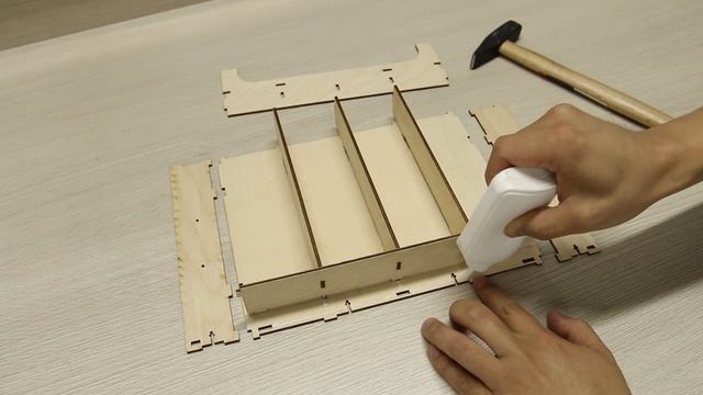 Storage Box - Wooden Foldable Box [3 Level Storage Box]