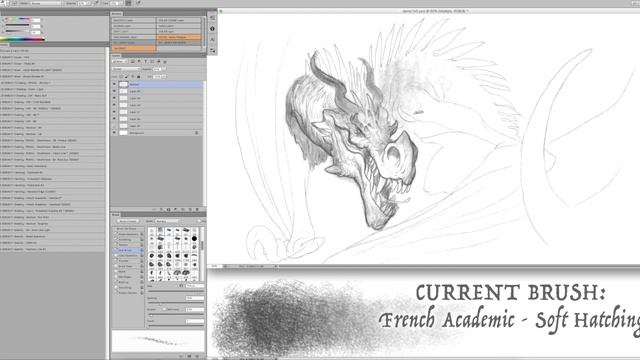 Sketching and Drawing Photoshop Brush Set смотреть онлайн