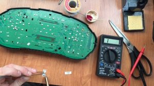 Изменение ( замена ) подсветки приборной панели Шкода, фольцваген , сеат и т.п.