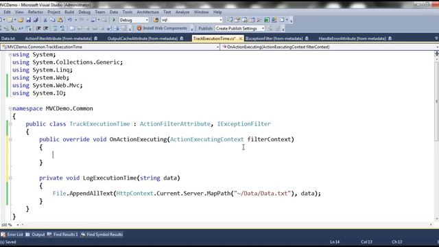 Part 77 Custom action filters in asp net mvc смотреть онлайн
