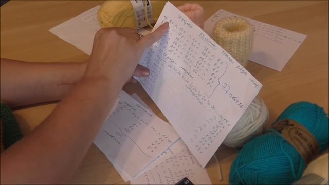 Как расчитать петли на пинетки или тапочки. смотреть онлайн