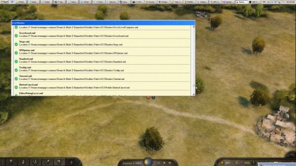 Bannerlord Better Exception Window Demo on: Emergency Save, XML validator, and mods diagnostics.
