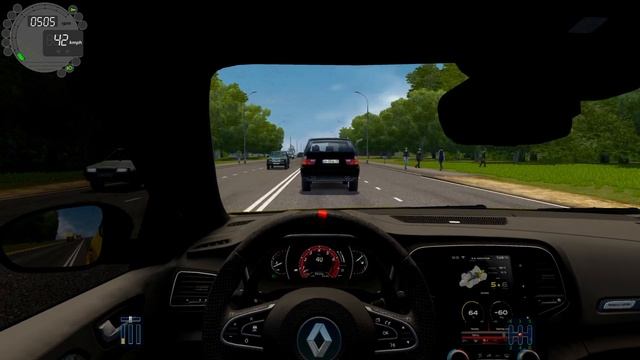 City Car Driving - Renault Megane RS 2018 [Steering Wheel] - Fast Driving смотреть онлайн