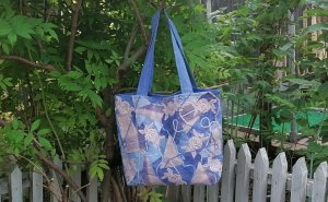 Сумка из старых джинсов #17 .