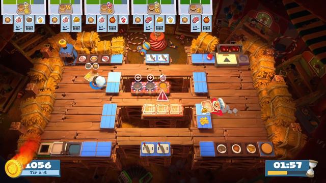 Overcooked! All You Can Eat Carnival of Chaos 3-2 4 Stars смотреть онлайн