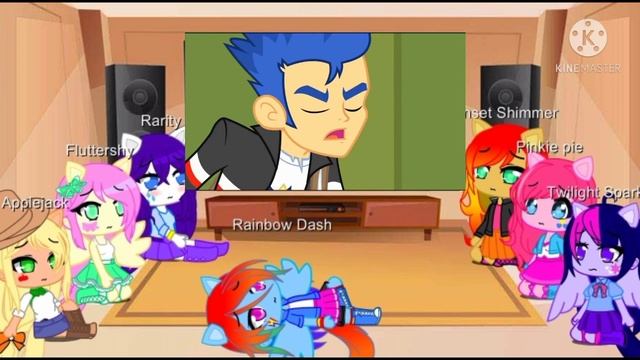 MLP Past Mane 7 Reacts To Future|| Equestria Girls || Part - 4 смотреть онлайн