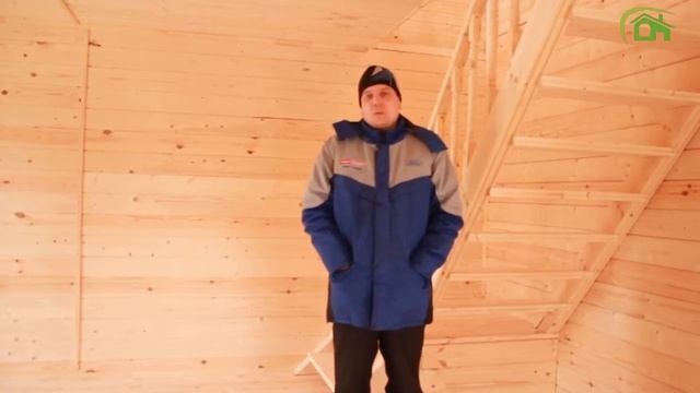 Строительство деревянного дома из бруса ||| СК Дачник смотреть онлайн
