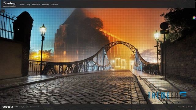 Teardrop - Fullscreen Photography Theme Elton Shaquille смотреть онлайн