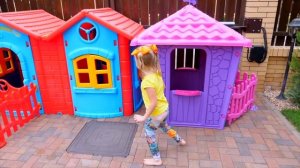 Настя и Кукла Пупсик которая много ела и стала гигантом / Nastya and giant funny baby doll