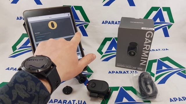 Видеорегистратор Garmin Dash Cam Mini подключение и синхронизация с устройством смотреть онлайн