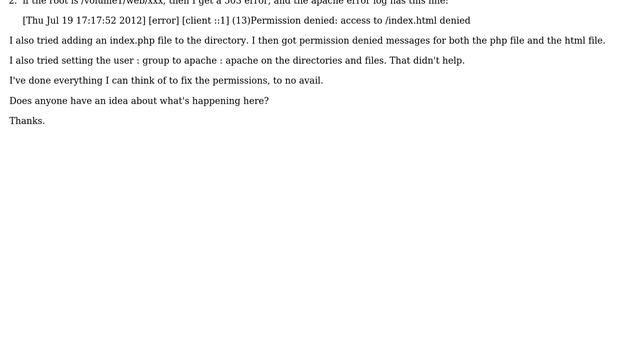 DevOps & SysAdmins: Permission denied in vhost document root (2 Solutions!!) смотреть онлайн