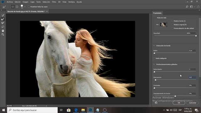 Tutorial Photoshop #5 - Recorte perfecto y cambio de fondo смотреть онлайн
