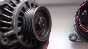 Замена генератора Honda Fit