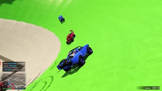 ЧУТЬ НЕ ПРОВАЛИЛСЯ В ГИГАНТСКИЙ БЛЕНДЕР НА НЕРЕАЛЬНОМ ДЕРБИ В GTA 5 ONLINE смотреть онлайн