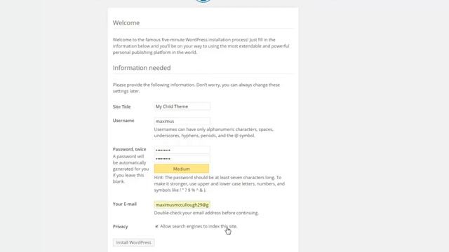 BEGINNERS GUIDE TO WORDPRESS CHILD THEME CREATION смотреть онлайн